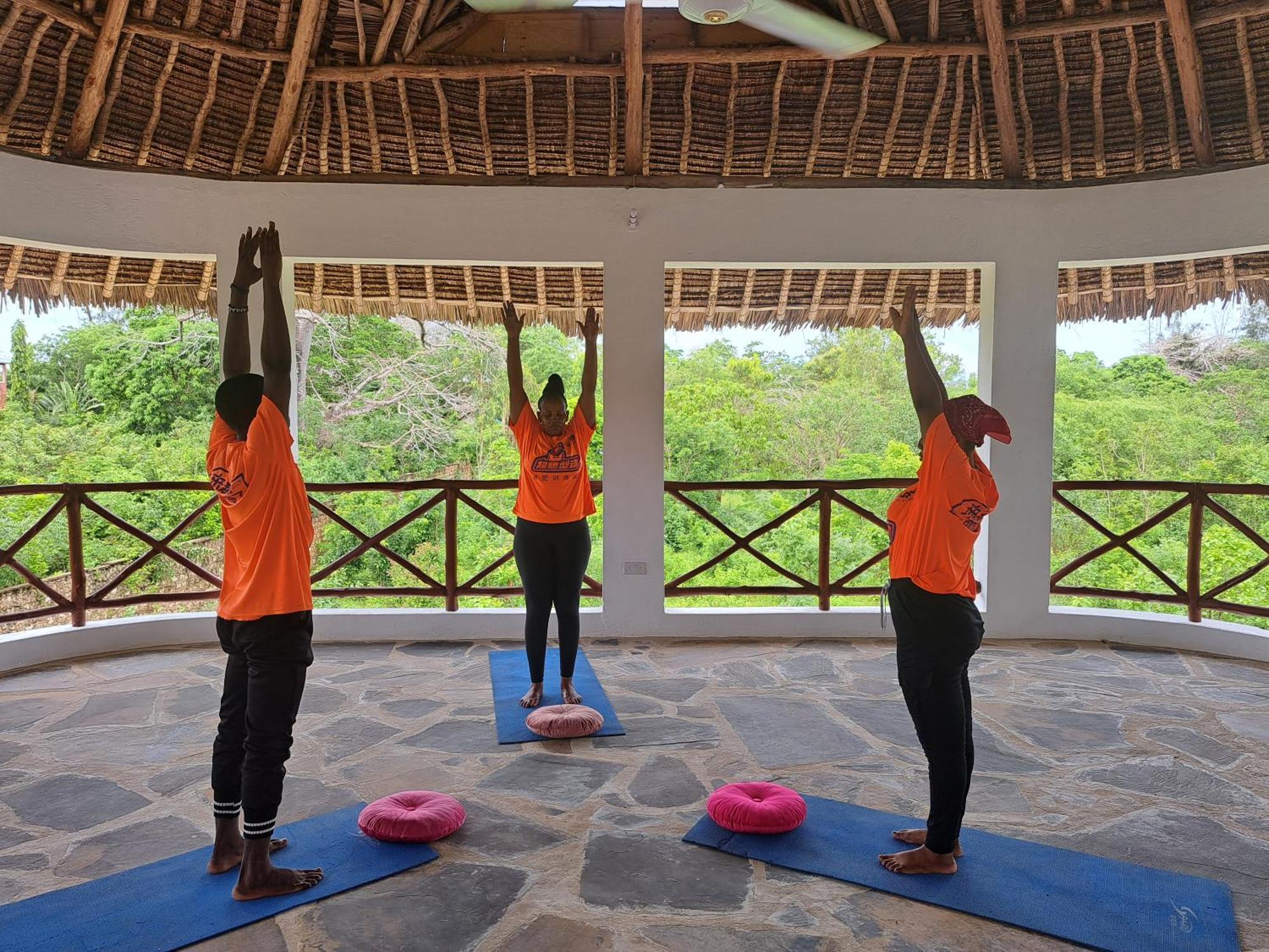 Diani Yoga Barn Panzió Ukunda Kültér fotó