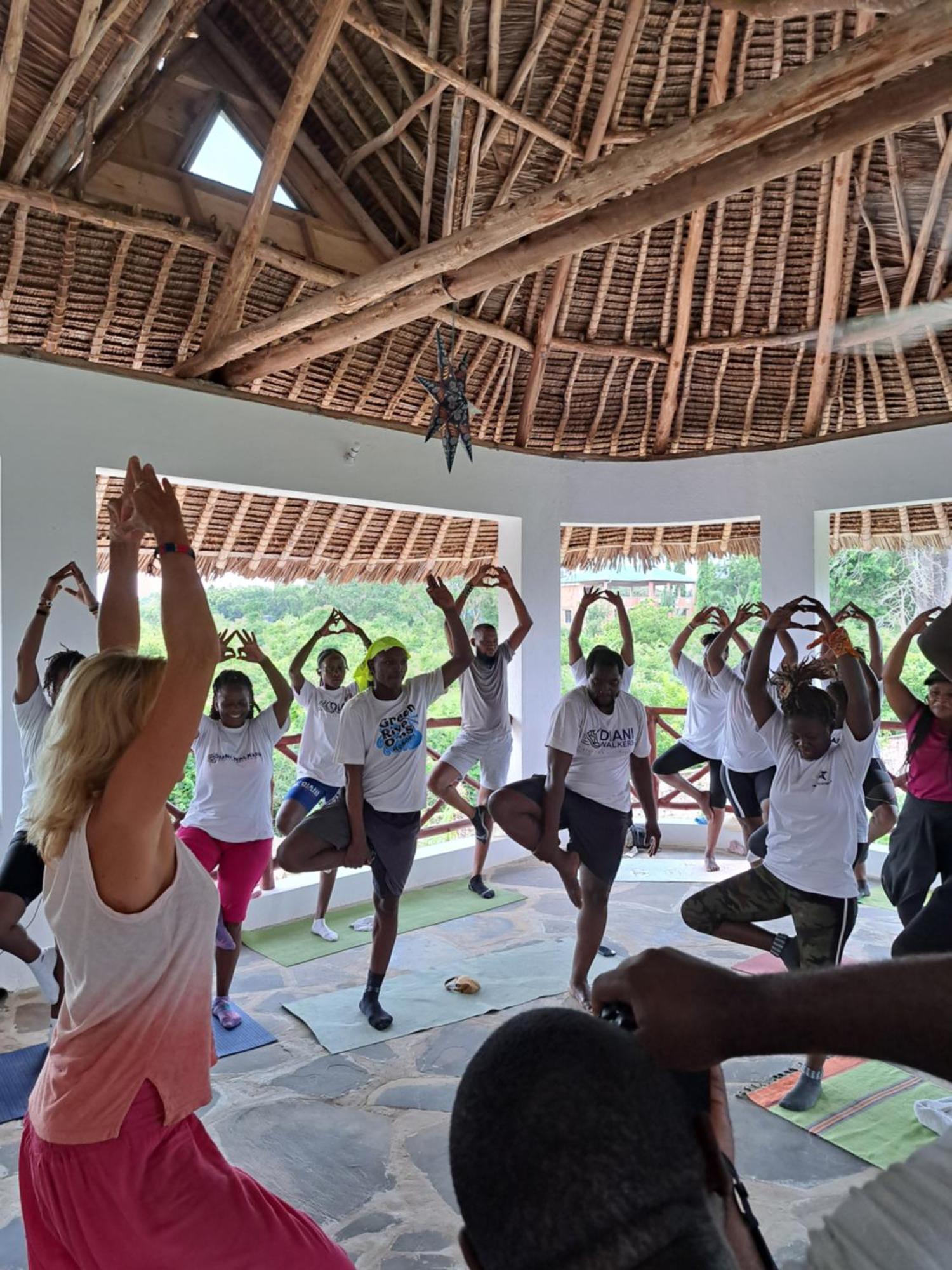 Diani Yoga Barn Panzió Ukunda Kültér fotó